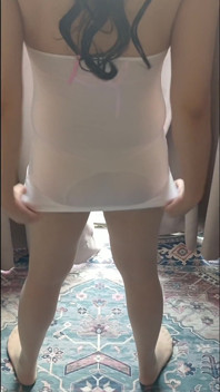 Sissy Crossdresser Teases Before Taking It Deep and Hard