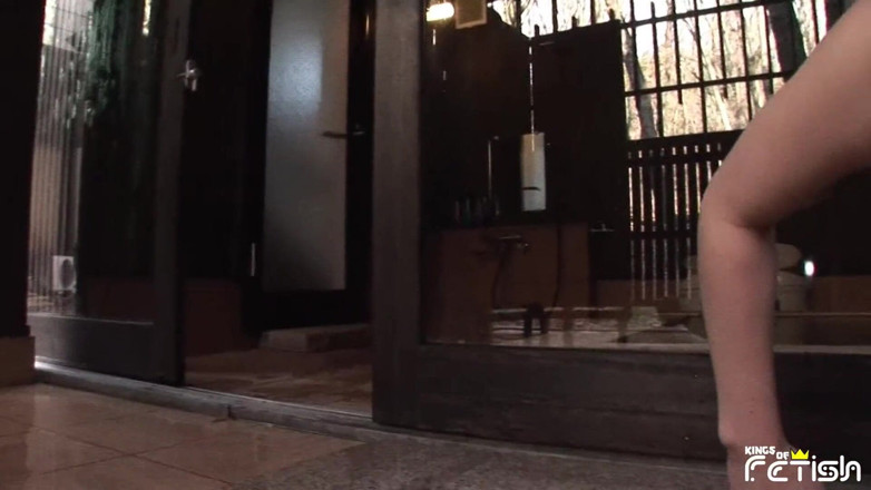 Pure Japanese adult video ( JAV): Pretty Japanese teen with glasses sucks a big cock and...