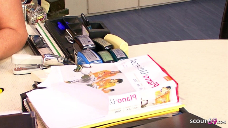 Full porn collection: German boss is satisfied with the work of secretary and...