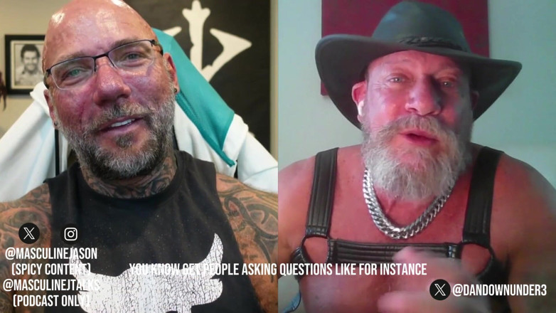 Raw and Uncensored with Masculine Jason: Porn Star Confessions - Down Under Dan (episode 189)