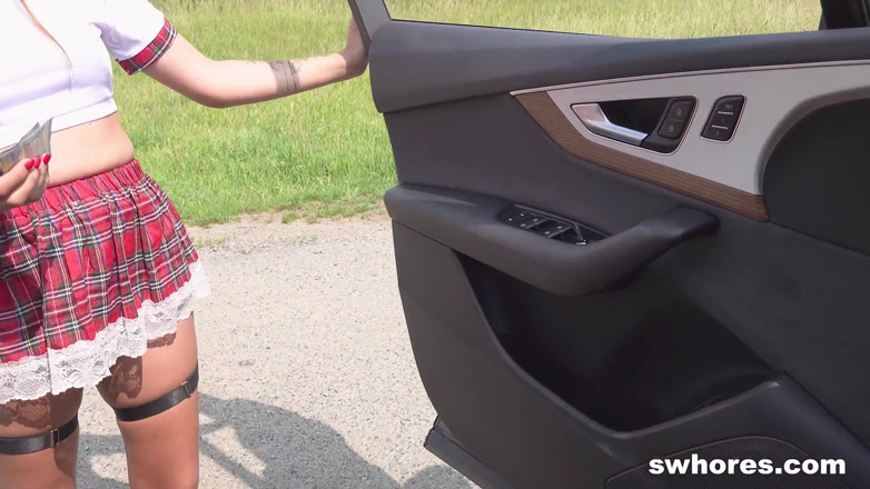 Swhores: Cute Teen Fucked on the Street