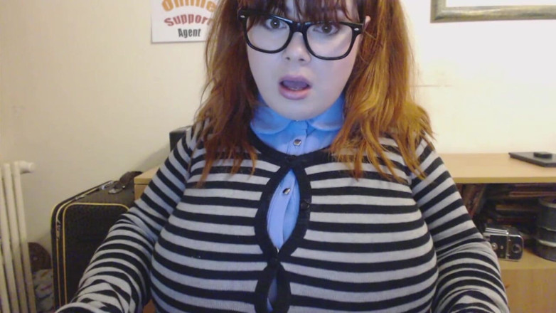 Roxanne Miller: Breast Expansion Fantasy - at Work