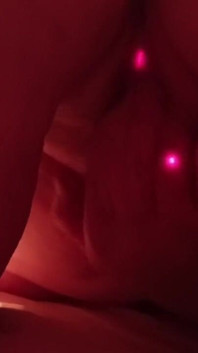 Masturbating