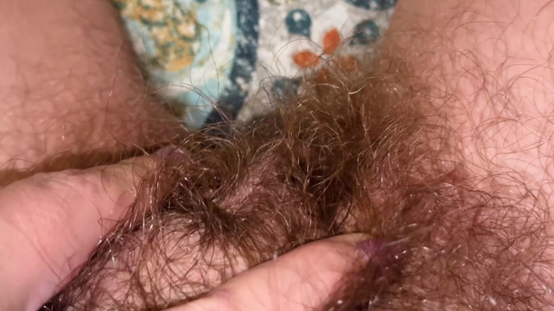 Cuteblonde666: Super Thick and Long Plussy Hair Bush Closeup