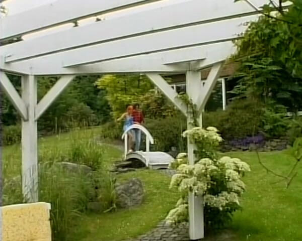BB Video - Old School: Trio di teen all'aperto FMM con rossa e doppia penetrazione