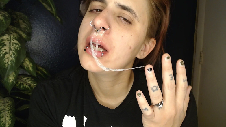 Abby Anna: 익스트림 코 블로우 두꺼운 끈적끈적한 엉망