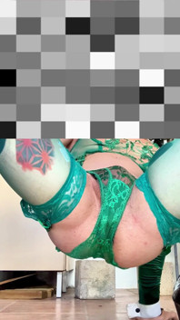Cute Femboy Very Sexy Stocking Lingerie Showing His Panties Outside
