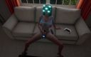 Wraith ward: Girl masturbating In VR