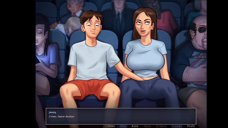 X_gamer: Adegan seks abang tiri dan adik tiri musim panas Saga...