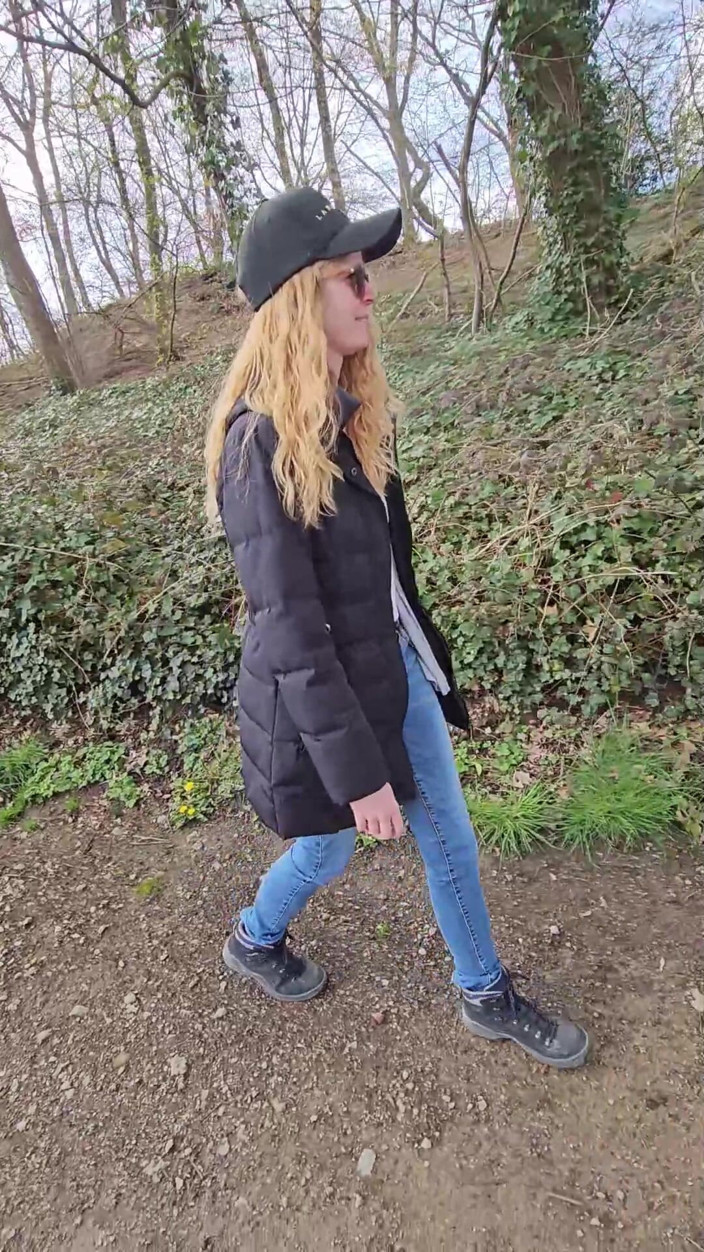 Bikergirl_97: Hot Walk with Love Balls in Pussy!