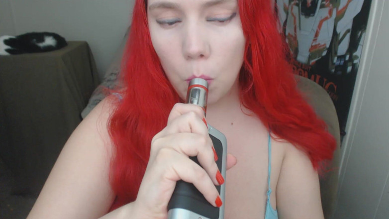Scarlet Vixen: Hoestende fetisj - vape hoest