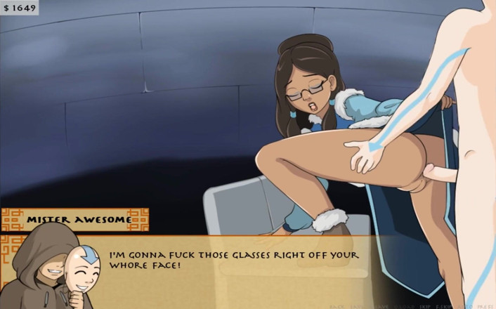 Cartoon Play: Four elements trainer part 11 (Book 1 water) (Slave route)