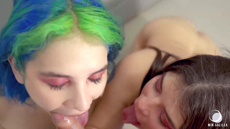 MinGalilea: ¡Dos lesbianas cachondas de Otaku se ponen tan cachondas que...
