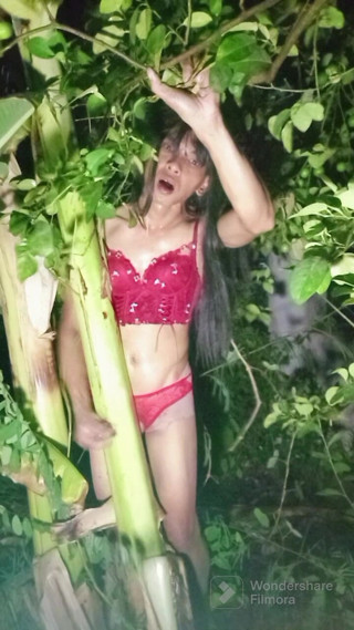 Menaiisd: バナナの木とセックスしちゃいます(屈辱動画)。