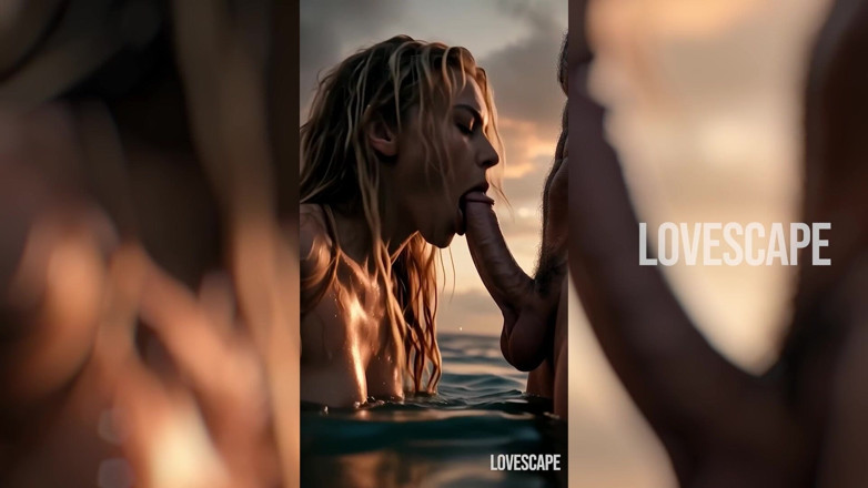 Lovescape: Hot Blonde Fucks Stranger on Beach