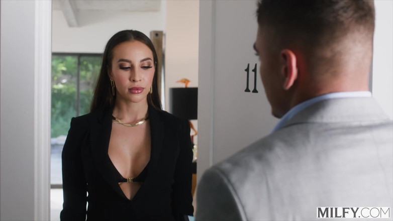 Milfy: Milfy Boss Lady Melissa Fucks Assistant on Business Trip