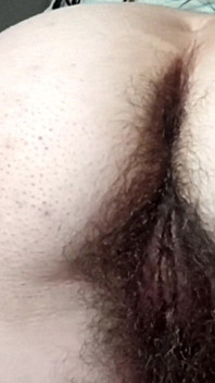 Huge Hairy Pussy and Asshole Closeup