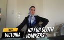 Lady Victoria Valente: Headscarf Mistress: Horny jerk off instructions for cloth wankers