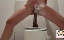 Little Jolie Roux: Explosion Squirt After Toilet BBC Ride