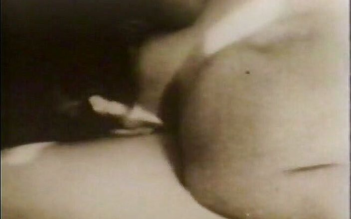 Alfacontent: Brunette vixen sucking and riding dick in real vintage video