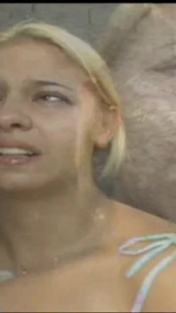 Big Tits Slut Humiliating Piss on Face and in Mouth by Two Big Cocks