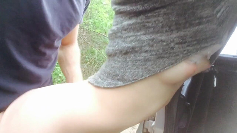 CalientePWNZ: Fucked a young fellow traveler doggystyle in the car on...