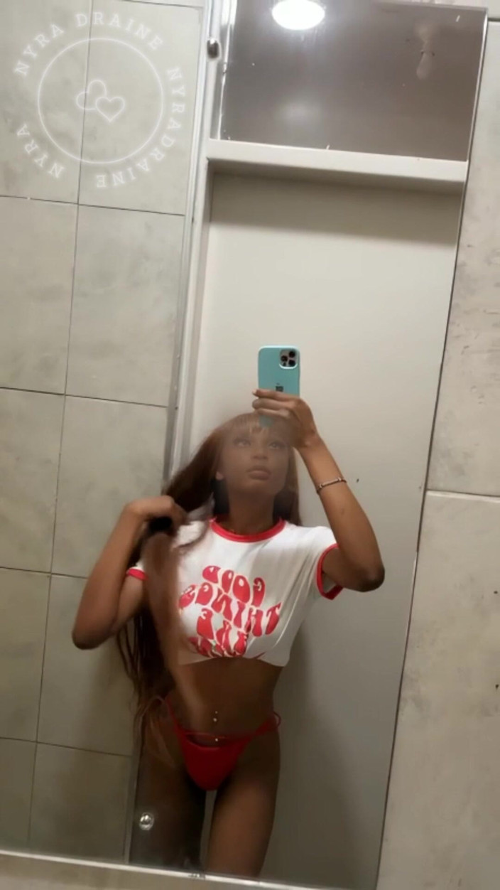 NyraDraine: Hot Tease From Gorgeous African Petite