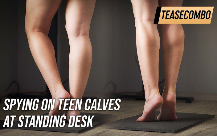 Teasecombo 4K: Sledování dospívajících telat ve stoje