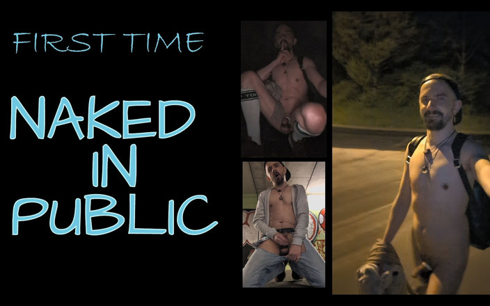 kinkygaynudist: First Time: Naked in Public