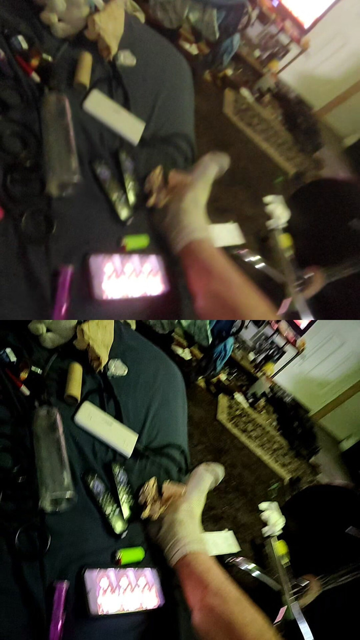 MRTHICK69: Masterbating with Cock Rings in Two Screens