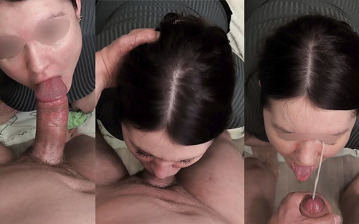 BigSexShow: Sborrata su viso e occhi - pompino amatoriale e carico facciale