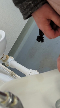 Public urinal masturbation