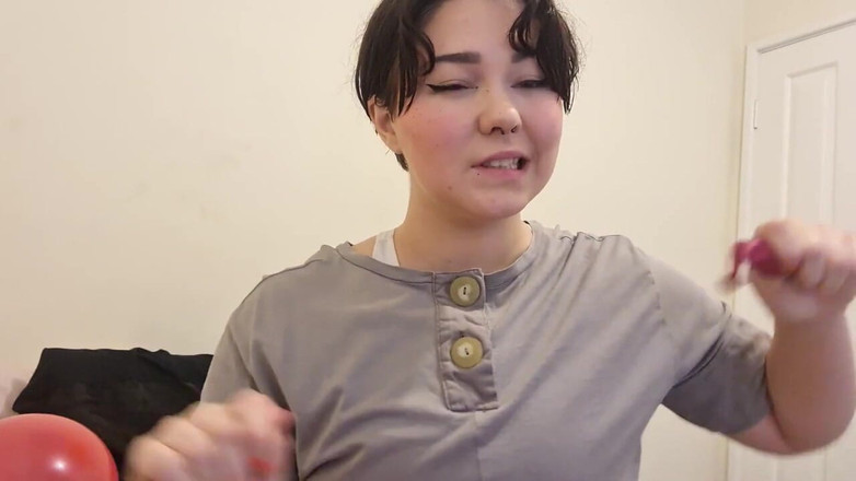 Dramatic Dumpster Fire: Blowing up 5 Balloons