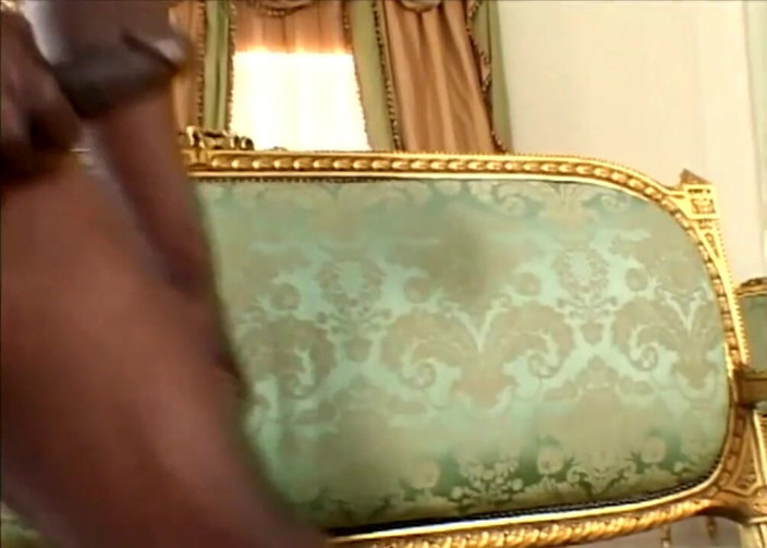 Black Sinner: Sexy ebony princess takes a massive giant black cock!