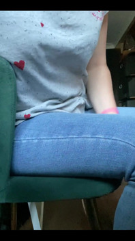 Wriggling in My Day Jeans and No Knickers