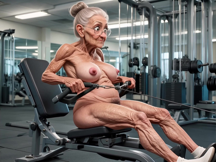 Narata12: Old Ladies in the Gym