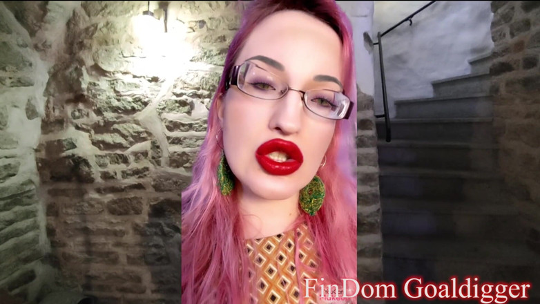 FinDom Goaldigger: Just look into my eyes!