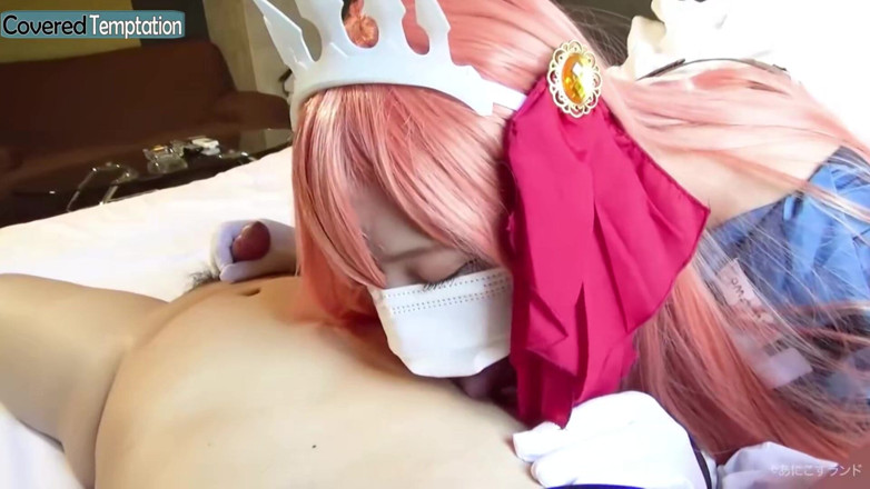 Asian happy ending: Грубый кримпай, Gyaru Косплейер идет далеко, Ahegao выставленная кульминация после кульминации
