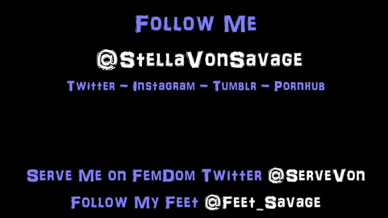 Stella Von Savage: Vroege release Chastity Joi - femdom aftrekken