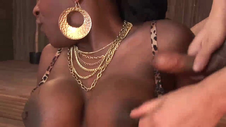 Black penetration: MILF Melvina sucks Paul and Tony's two long cocks