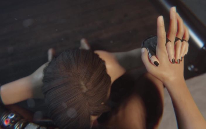 Velvixian 3D: Tifa Lockhart Facial, black Lipstick Topless