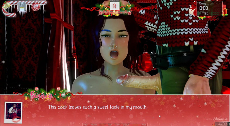 Cumming Gaming: Crăciun nelimitat [Joc porno Hentai de Crăciun], ep.10 - Si acea MATURĂ...
