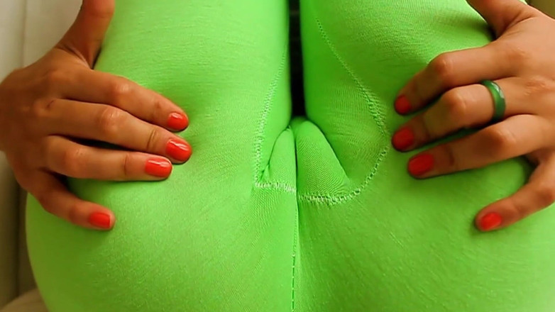 Argentina Latina Amateurs: Cameltoe legging latina buatan rumah