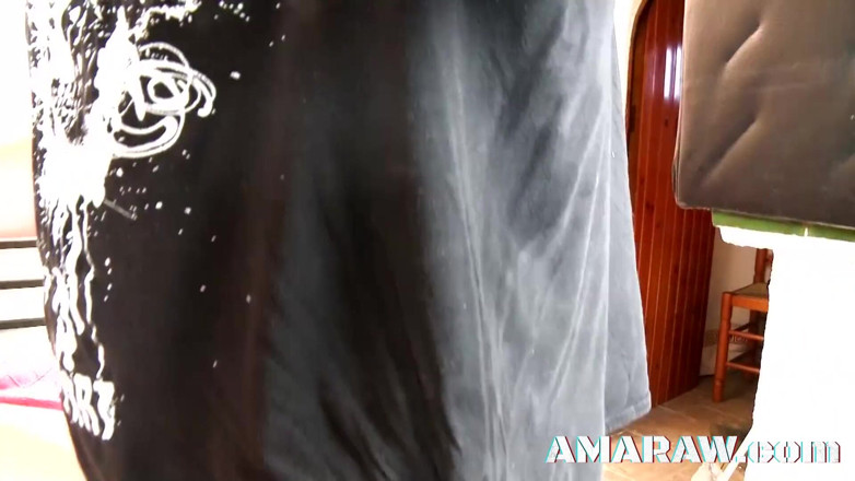 Amaraw: Pussy massage after rough sex for feisty redhead Dixie Valens