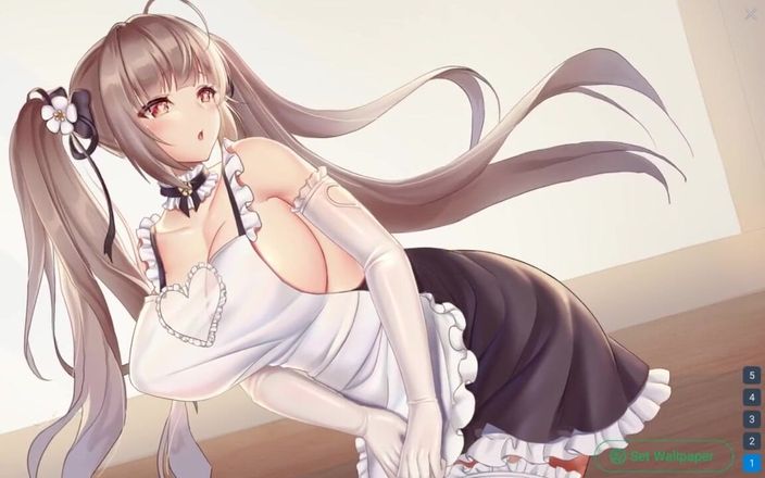 LoveSkySan69Real: Live Waifu Hintergrund - Teil 7 - geiles zimmermädchen wird von loveskysan gefickt