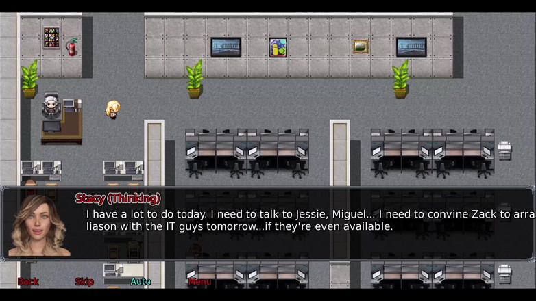 Johannes Gaming: Офісна дружина No32 - Стейсі допомогла Тоні ... Анело хоче трахнути Стейсі ... Саймон проскочив палець у пизду Стейсі.