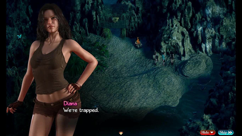 Dirty GamesXxX: Nadia的宝藏：tikpak诅咒 第87集