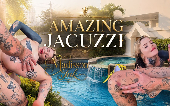 Lust World VR: Rondborstige Madisson-ink geeft me een natte jacuzzi pijpbeurt voordat ik...