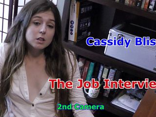 Average Joe Says Lets Fuck: Cassidy Bliss the Job Interview 2nd Camera