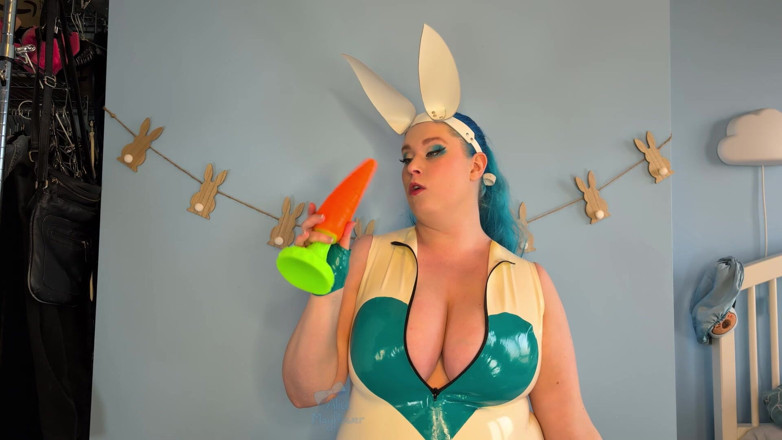 Alice_Mayflower_Scottish: Bunny Domme Ass Stuffing JOI - Solo Girl